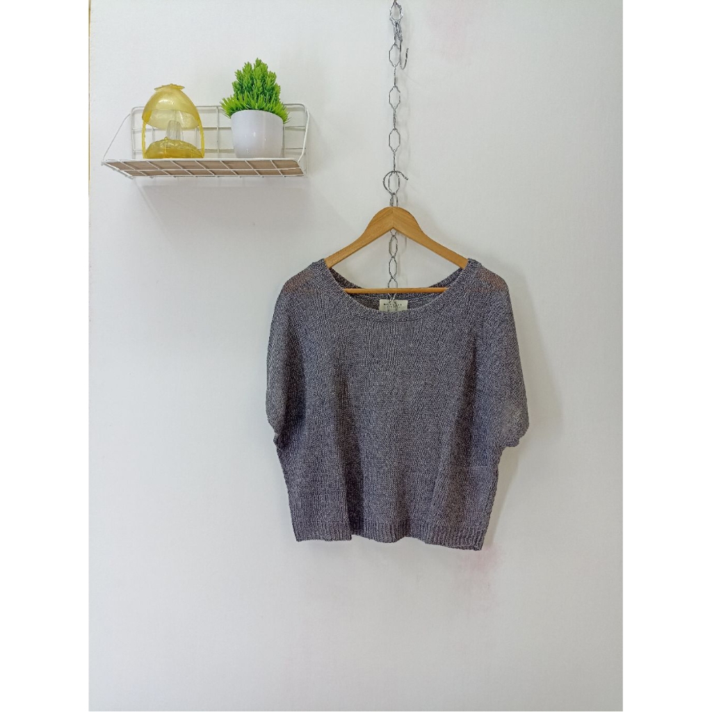 KNITWEAR LENGAN PENDEK RAJUT LENGAN PENDEK