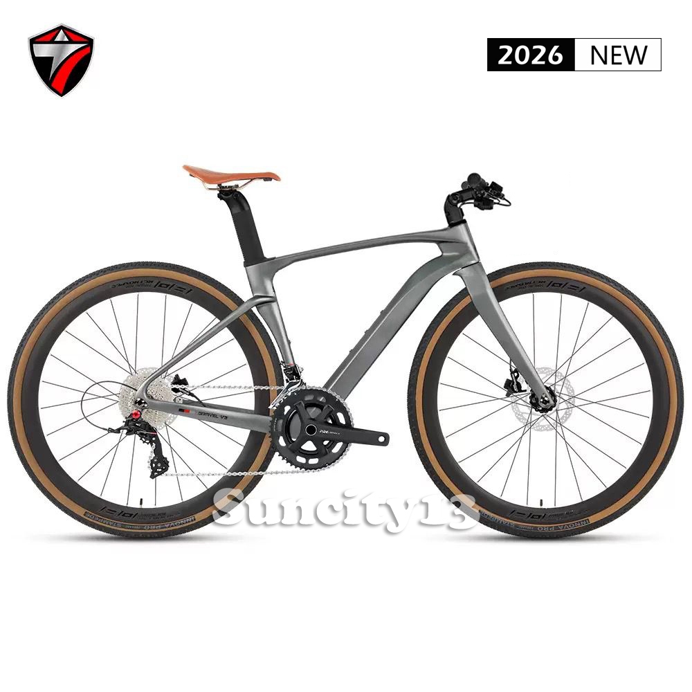 Twitter Gravel V3 Flatbar Carbon FULL HYDRAULIC Gravel bike Sepeda Gravel