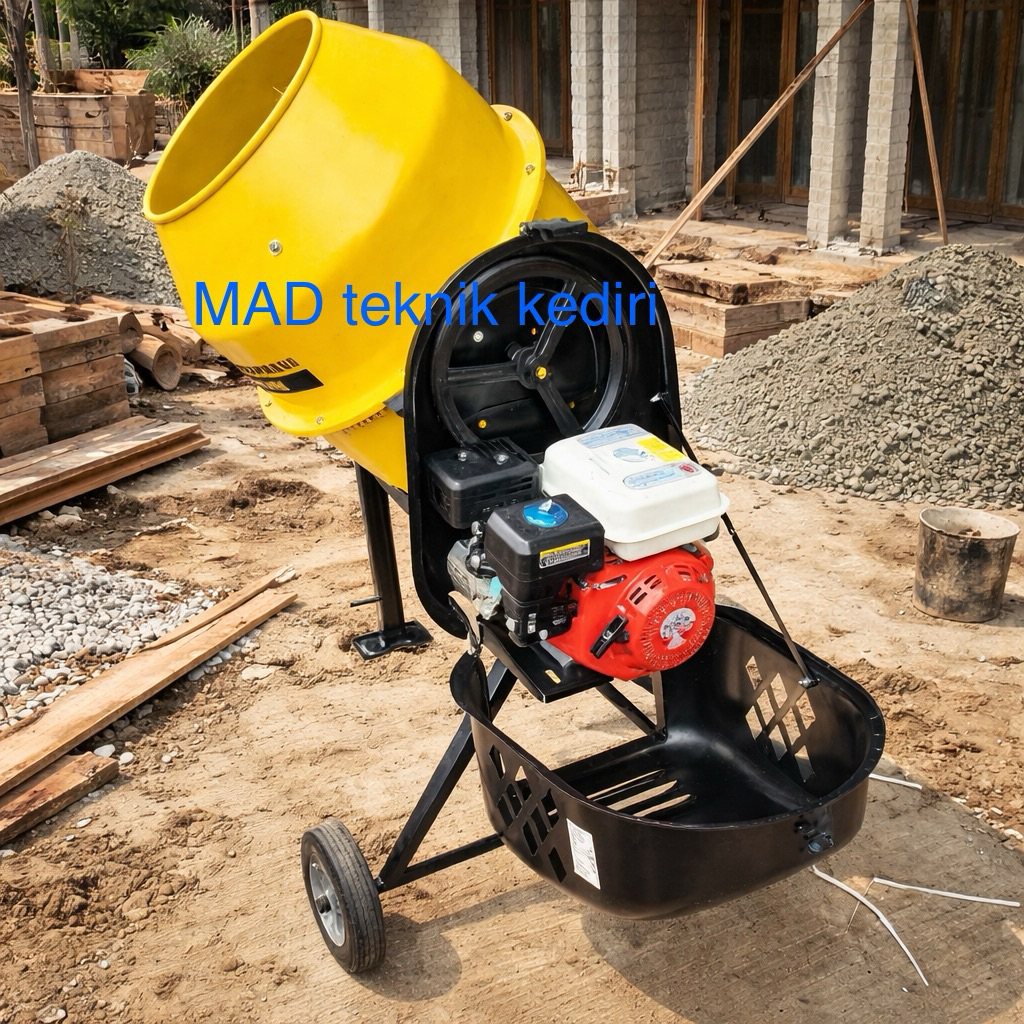 Mesin Molen Mini pengaduk Semen 25 kg / Mixer Pakan BESAR 200 Liter BUKAN 120 180 Liter Model Stir P