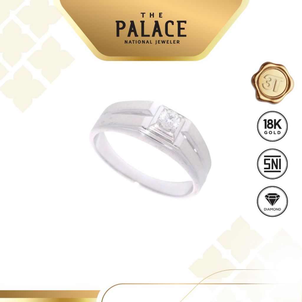 The Palace DJ Mens Jew Imperium Diamond / Cincin Pria