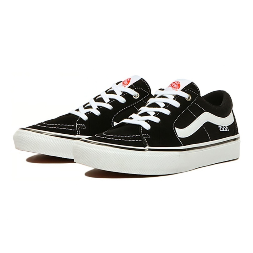 Sepatu Sk8 Low Pro Skate Black White Bnib