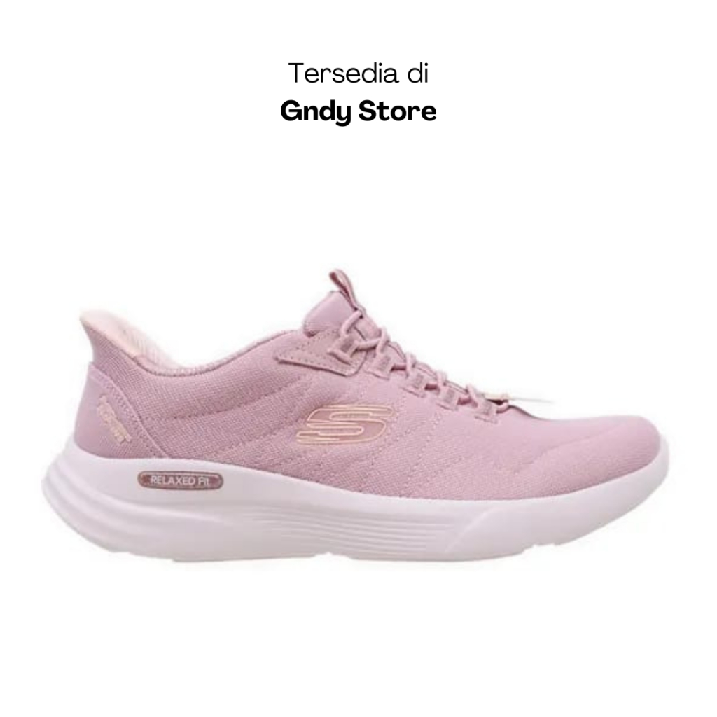Sepatu Slip On Wanita Skechers Relaxed Fit Sport 150356/MVE Mauve Women