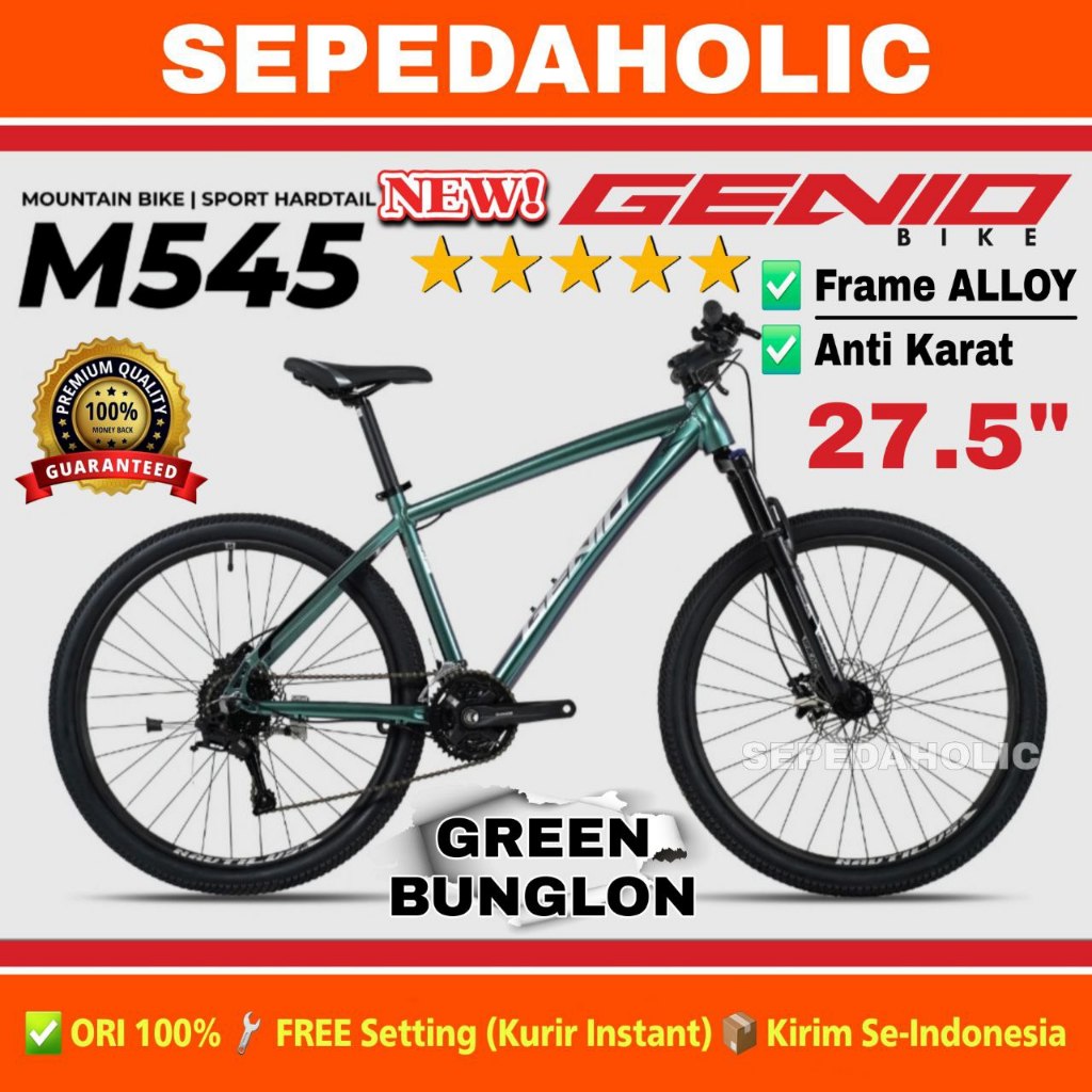 Sepeda Gunung MTB GENIO M 545 BY UNITED Alloy 27.5 Inch 27 Speed Dewasa