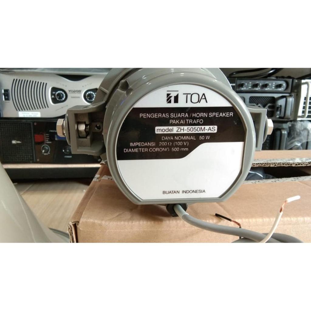 Speaker Horn TOA ZH-5050 M Trafo Matching ( 50 Watt ) Original GARANSI RESMI ( BISA COD )