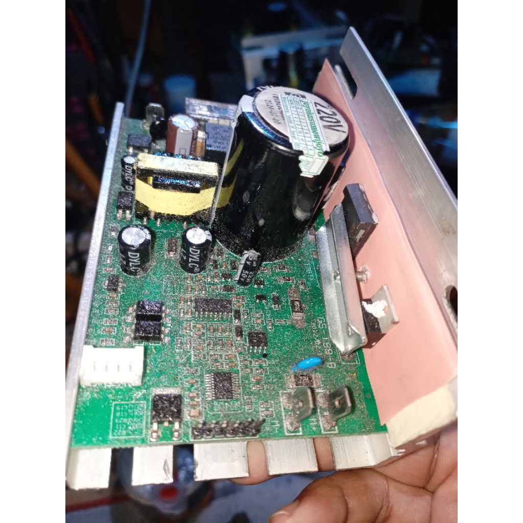 contoh perbaikan mesin modul PCB treadmill TWEN pak Iwan  Bekasi