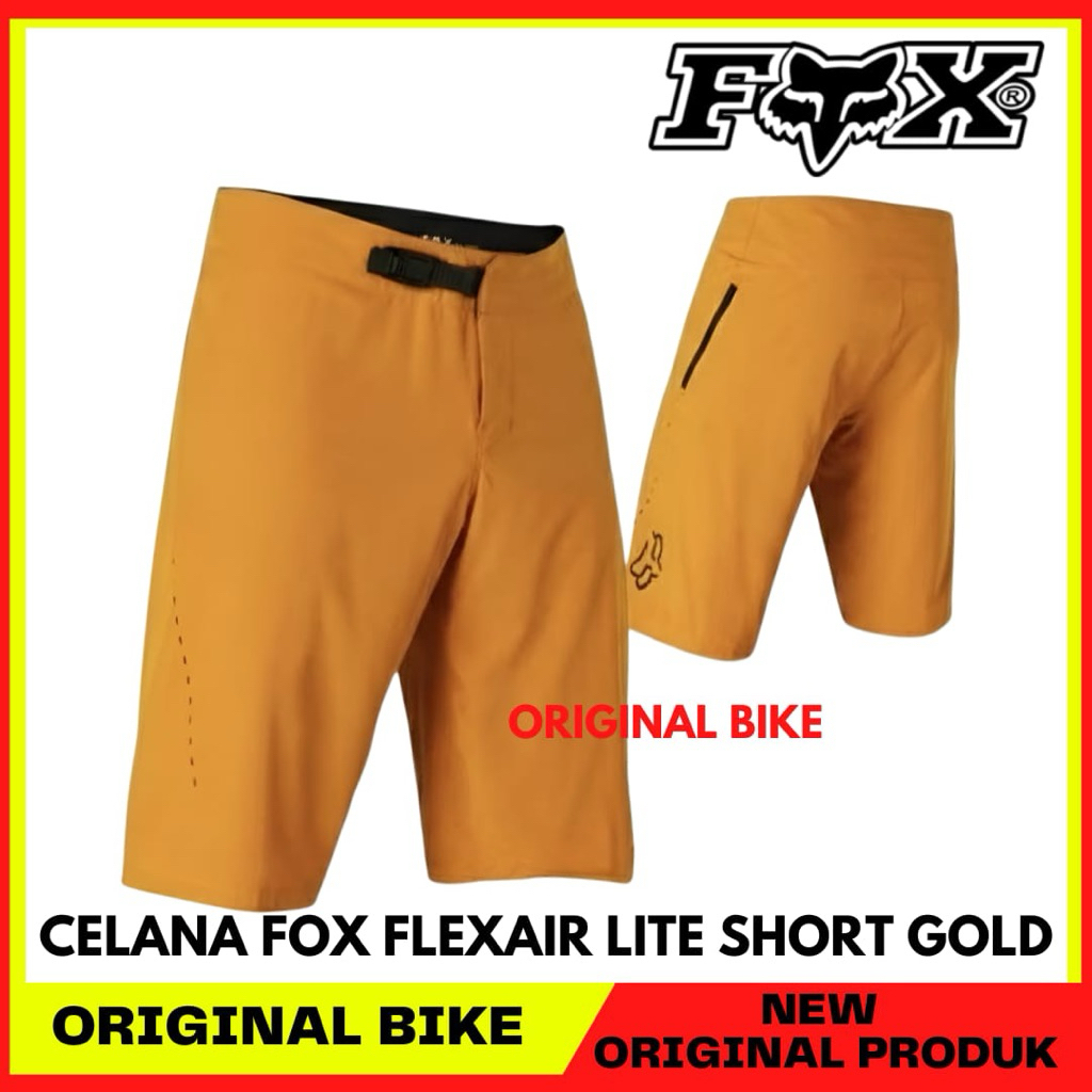 Short Fox Flexair Lite Gold Celana Sepeda Fox