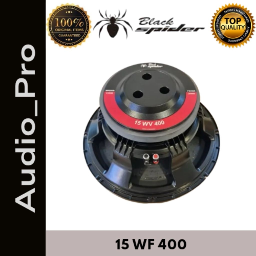 Speaker Komponen BlackSpider 15WV400C Component Speaker Black spider 15''