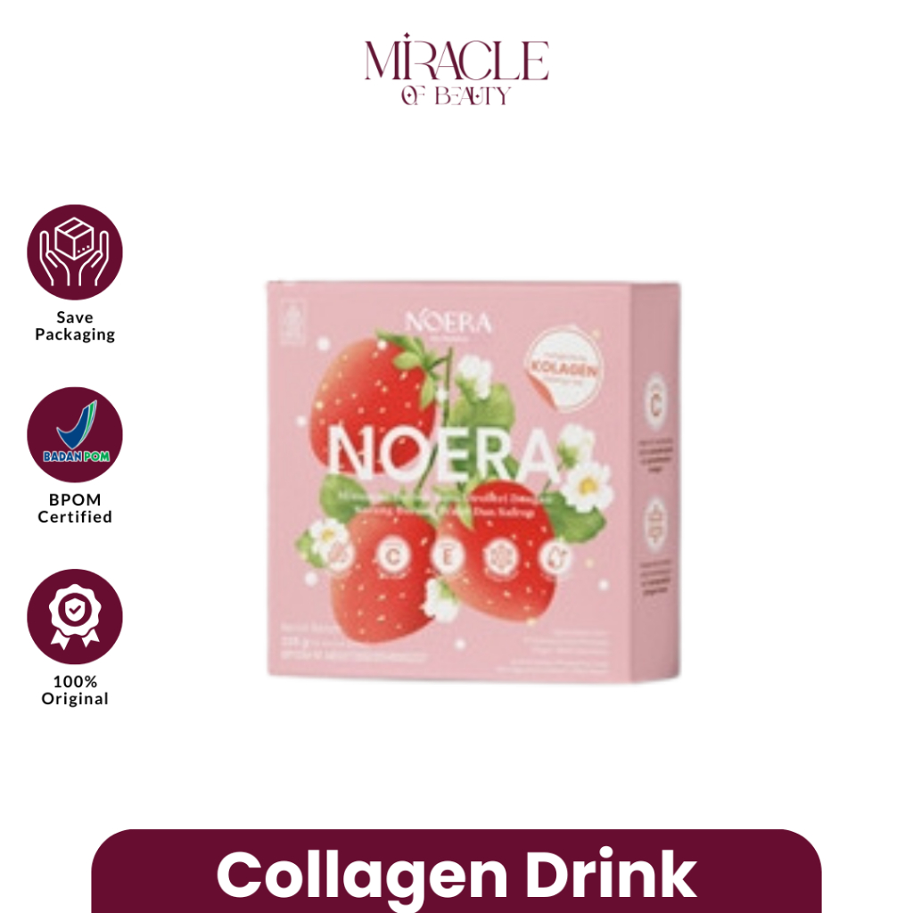 Noera Strawberry Collagen Drink