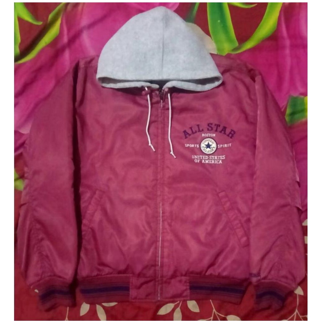 Varsity Converse Vintage Boston All Star Merah Maroon