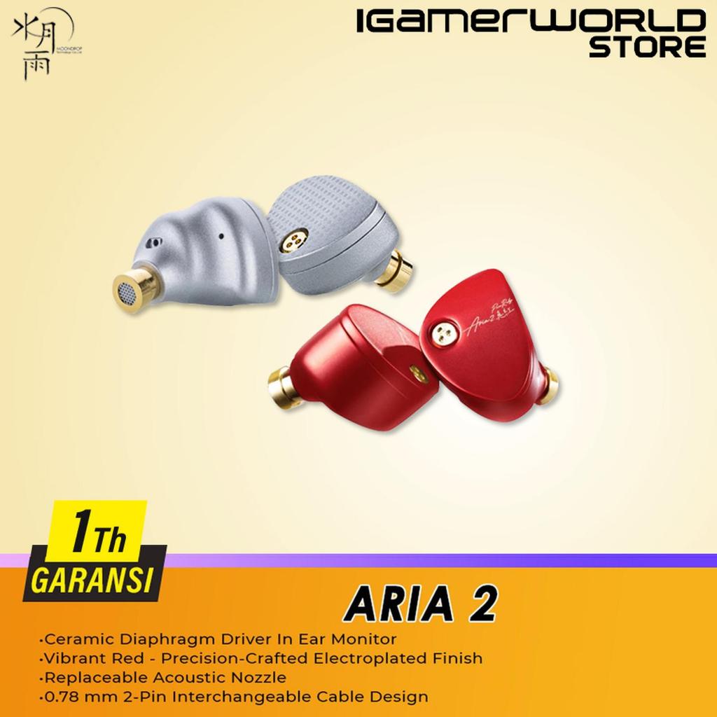 Moondrop Aria 2 / Aria II Red Edition IEM Ceramic Diaphragm Driver In Ear Monitor