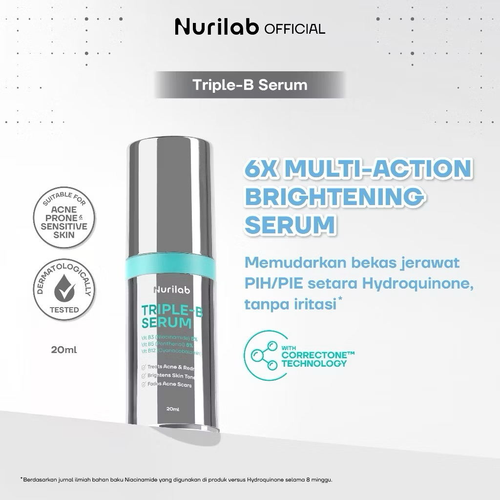 Nurilab triple B serum flek/bekas/jerawat/PIE/PIH