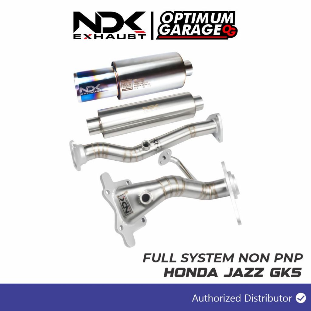 FULL SISTEM  NON  PNP KNALPOT MOBIL NDK EXHAUST MUFFLER DK-03V3 RESONATOR DOWNPIPE FRONTPIPE MOBIL J