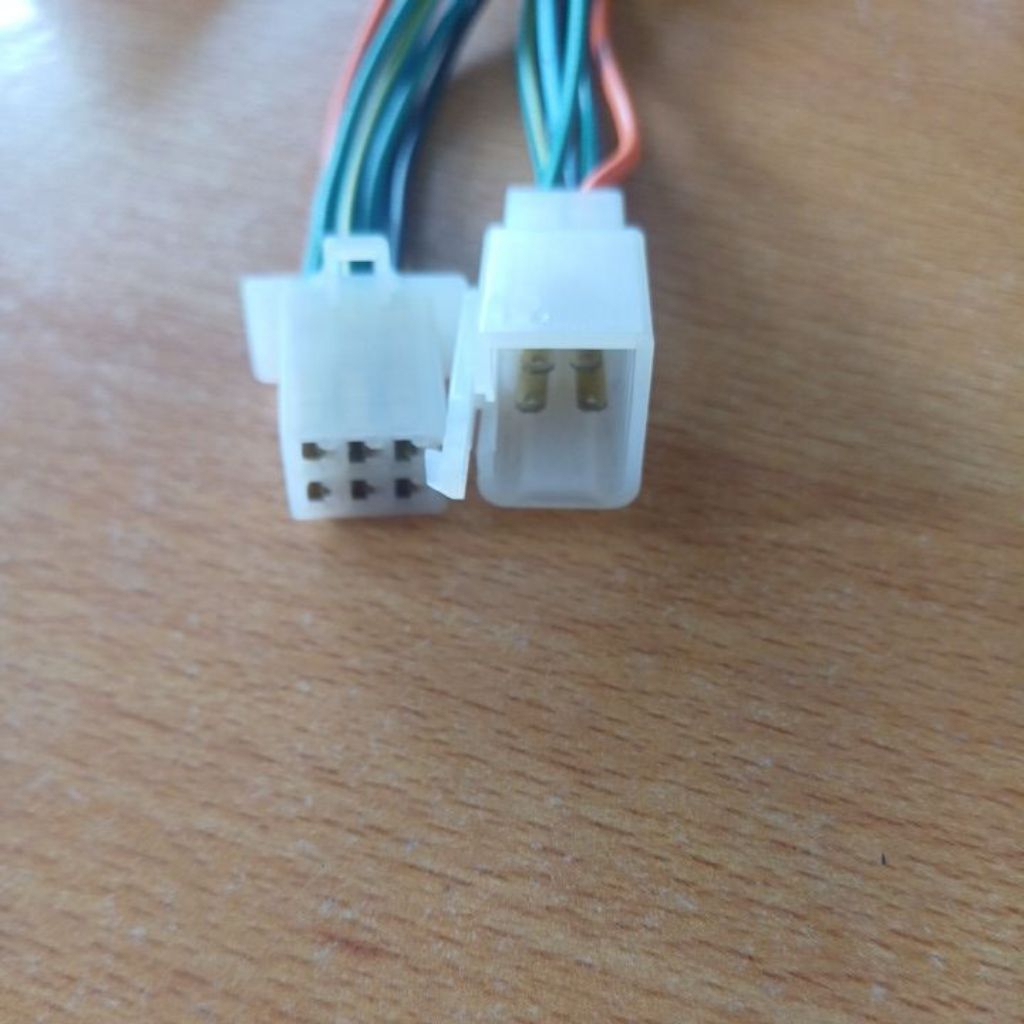 kabel soket 6 pin 1set universal