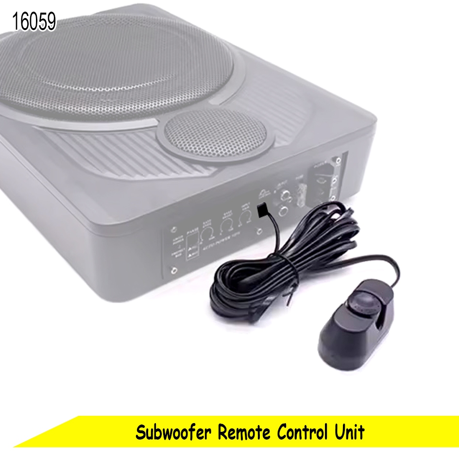 Subwoofer Remote Control Unit Sound Connection Amplifier Volume Adjust Knob