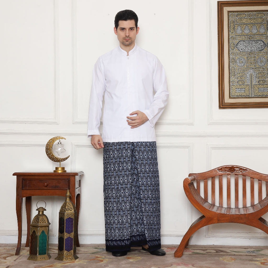 Arjuna Weda Sarung Pria Muslim Motif Batik Sarung 1 -|Lembut | Adem | Nyaman