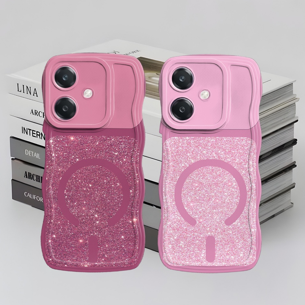 Casing Hp untuk OPPO A5i - Softcase Gelombang OPPO A3X A3 5G A18 A38 A60 A58 A78 lentur R-140