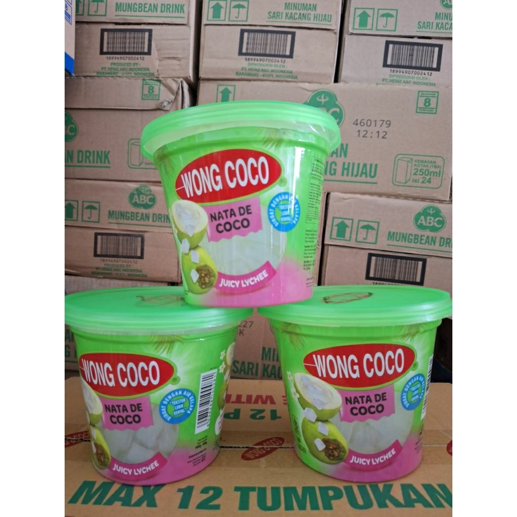 Wong coco Nata De Coco bahan puding Aneka es Nata De Coco kelapa
