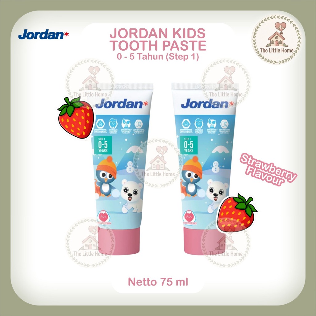 Jordan Pasta Gigi  Anak 0 - 5 tahun (step 1)