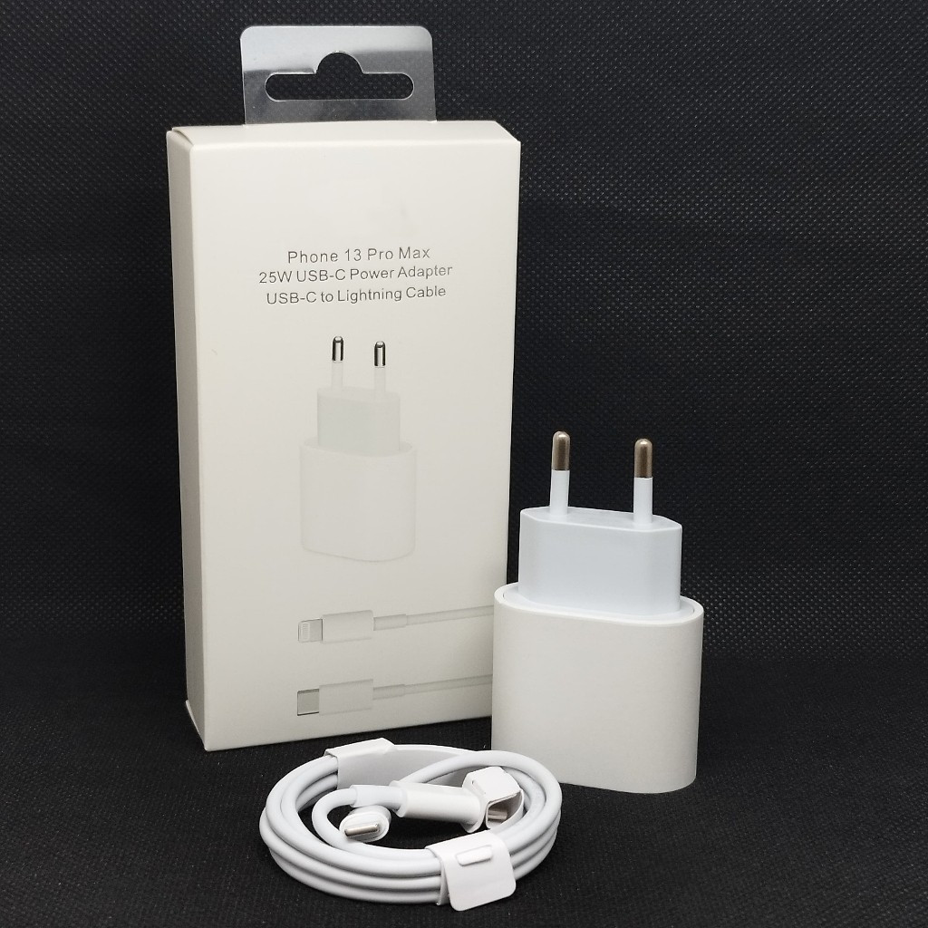 Charger IPhone 25W Ori99% Copy Ori Adapter Usb C To Lightning IPhone 13 Pro Max