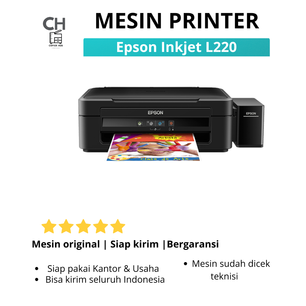 Printer Epson L220 Bekas Multifungsi Hemat Tinta