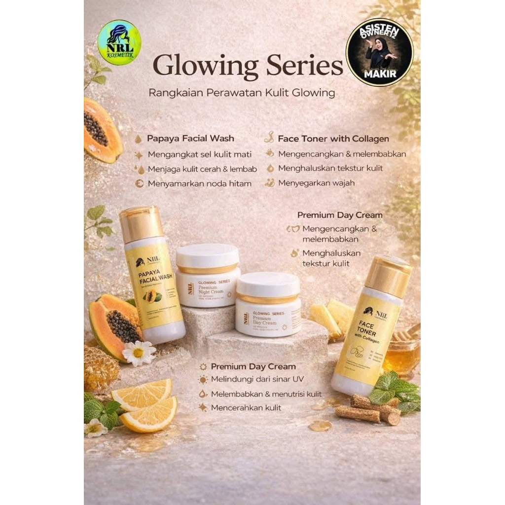 NRL GLOW ORIGINAL TAMPILAN TERBARU