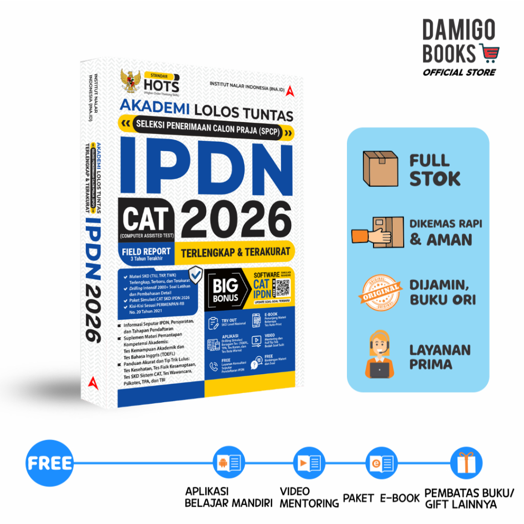 Buku Tes IPDN - Akademi Lolos Tuntas IPDN 2026
