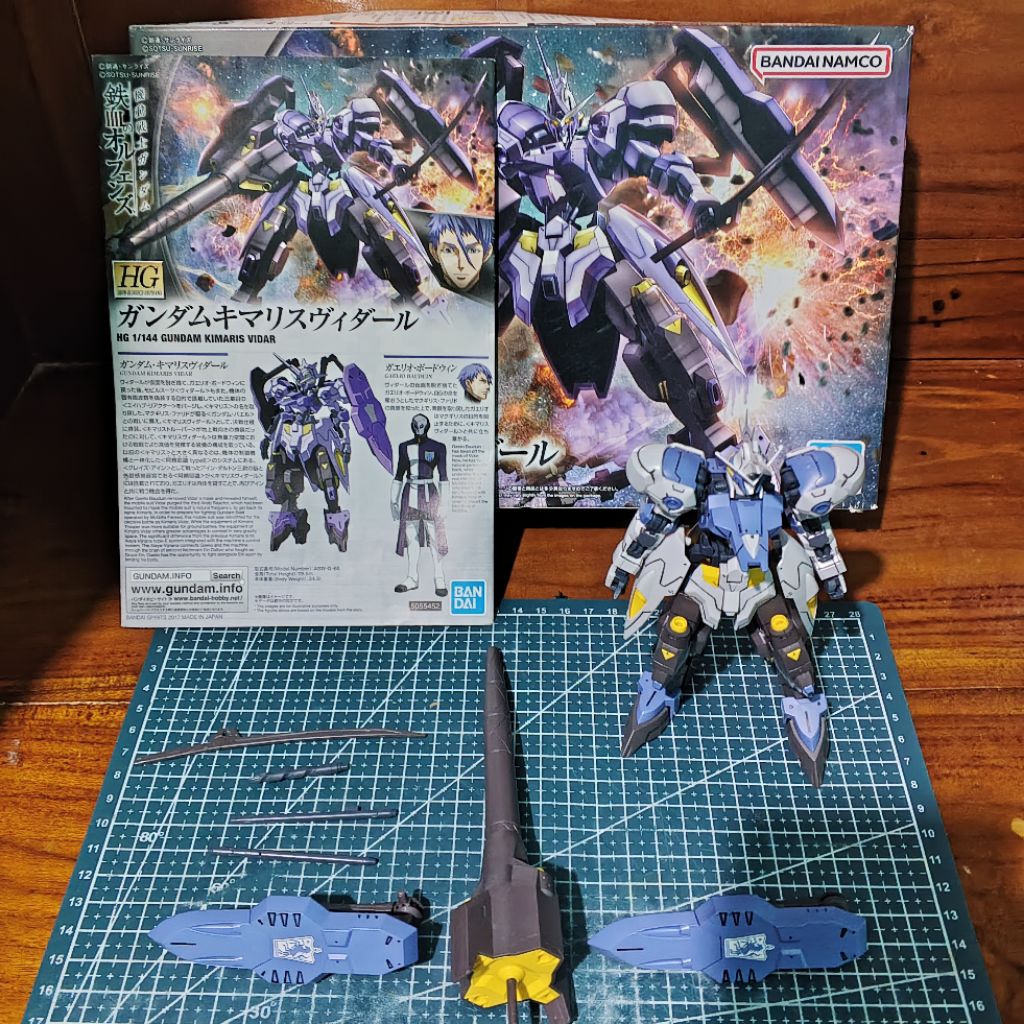 HG IBO Gundam Kimaris Vidar Second Sudah Rakit