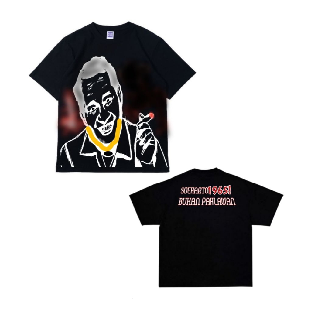 t-shirt soeharto 1965 free stiker