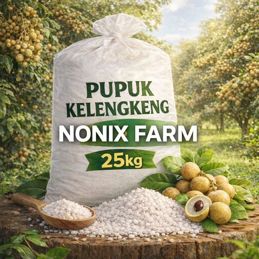 NONIXFARM - 1 ZAK 25KG pupuk ampuh booster kelengkeng 100 persen  murni serbuk 1kg