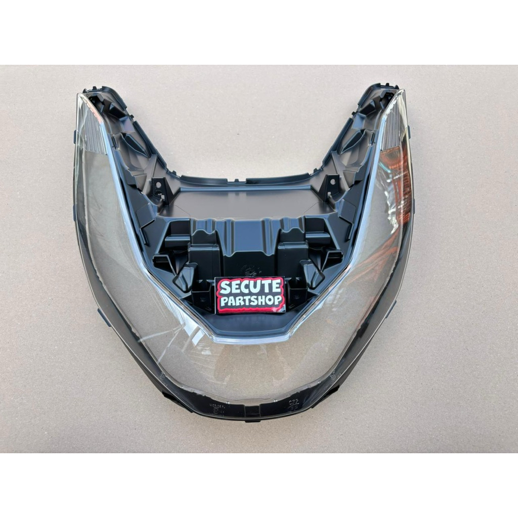 Mika kaca lampu reflektor depan Pcx 160 pcx160 k1z 2021-2025 list hitam thailand non original