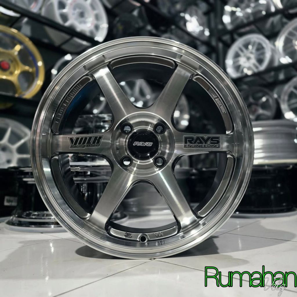 velg te37 og ring 16 lebar 7 et 42 velg mobil r16 pnp velg racing agya ayla swift fronx brio jazz ci