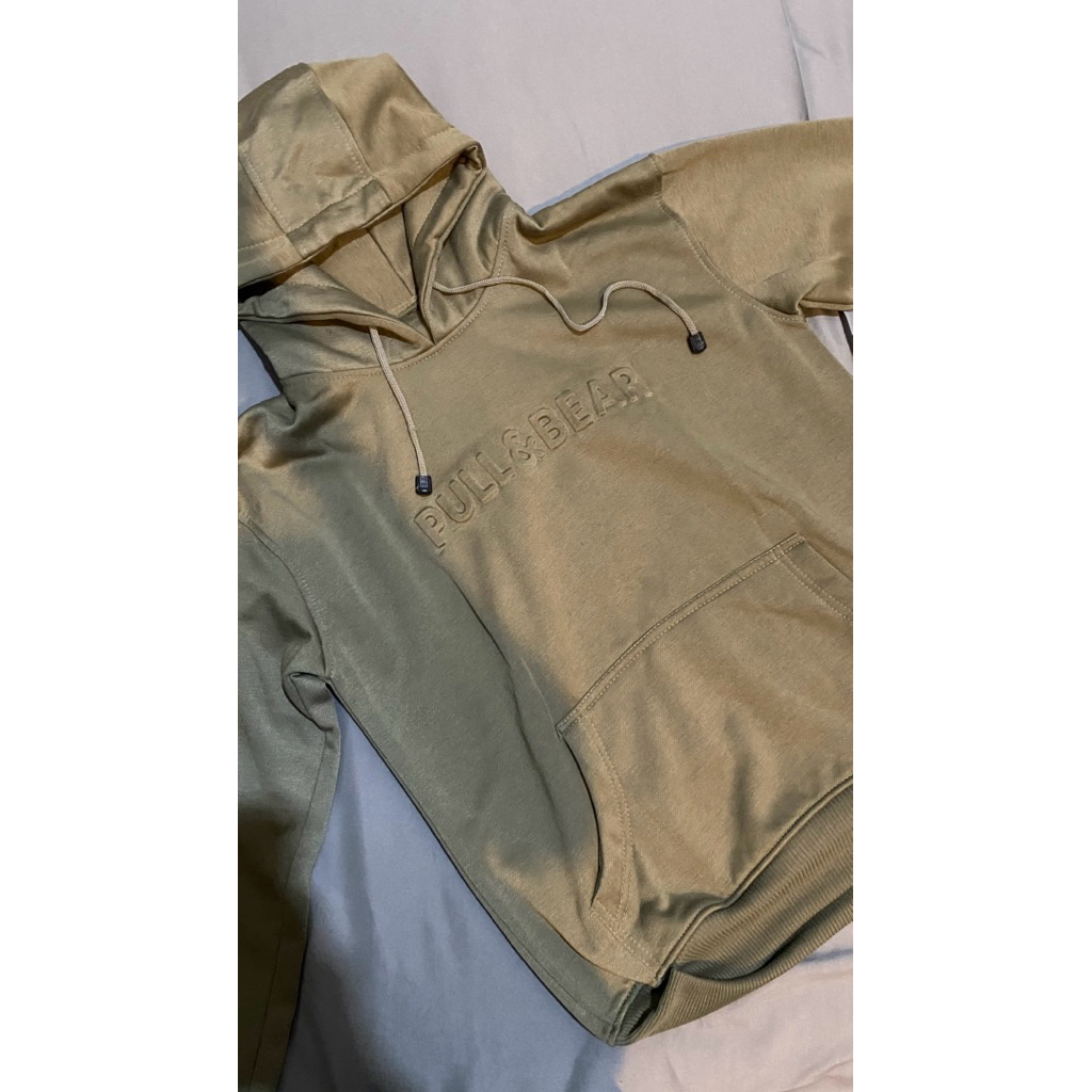 Hoodie Pull And Bear Emboss Logo ORIGINAL