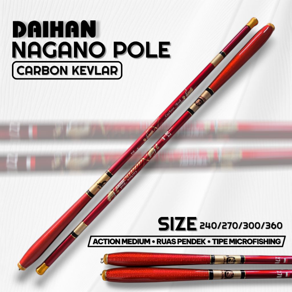 Joran Tegek Daihan Nagano Carbon Kevlar Action Medium