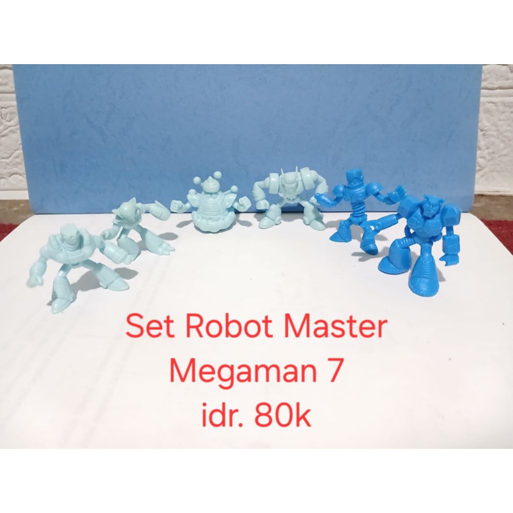 figure megaman karet jadul robot master 7