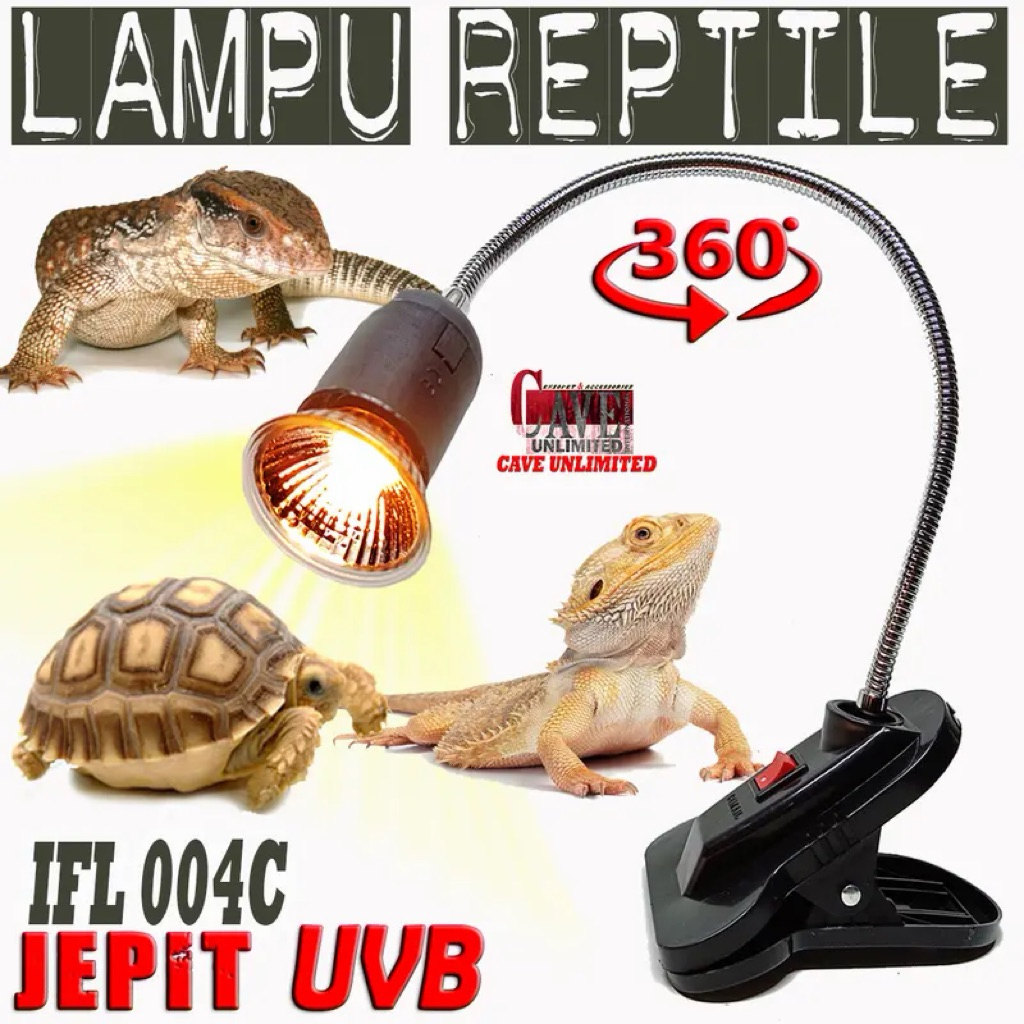 Lampu reptile penghangat reptile