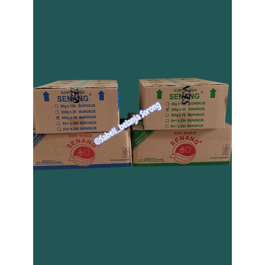 Kopi Senang Bubuk Asli Sorong // Kemasan 250gr & 500gr