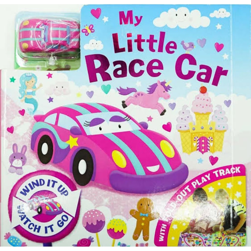 Wind it up Book - My Little Race Car (Igloo Books)