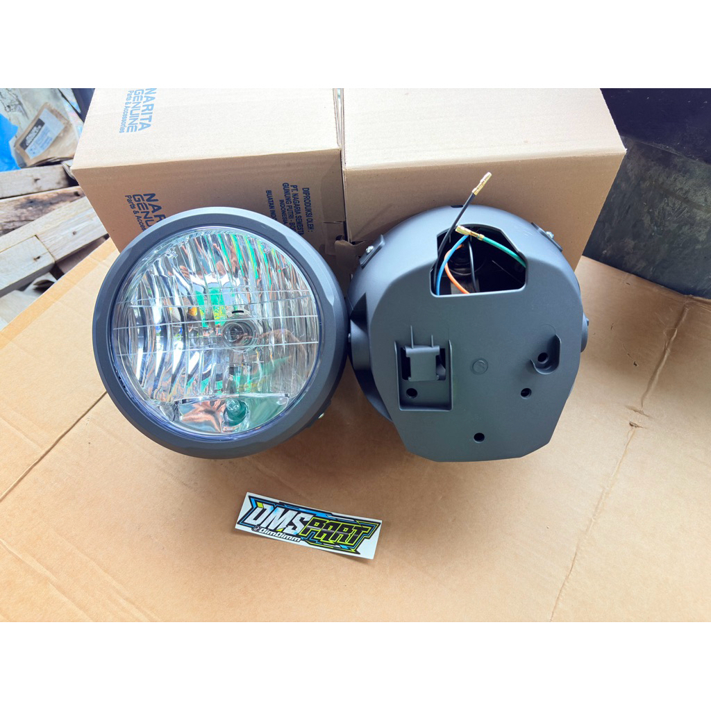 Reflektor CB VERZA Lampu depan Cb verza 150 Set Batok belakang Tinggal Pasang