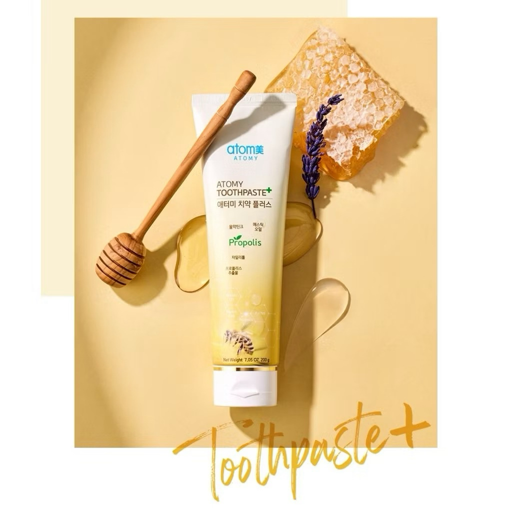 Toothpaste Atom / Odol Propolis 200 Gr/pembersih karang gigi/aman di gunakan Herbal