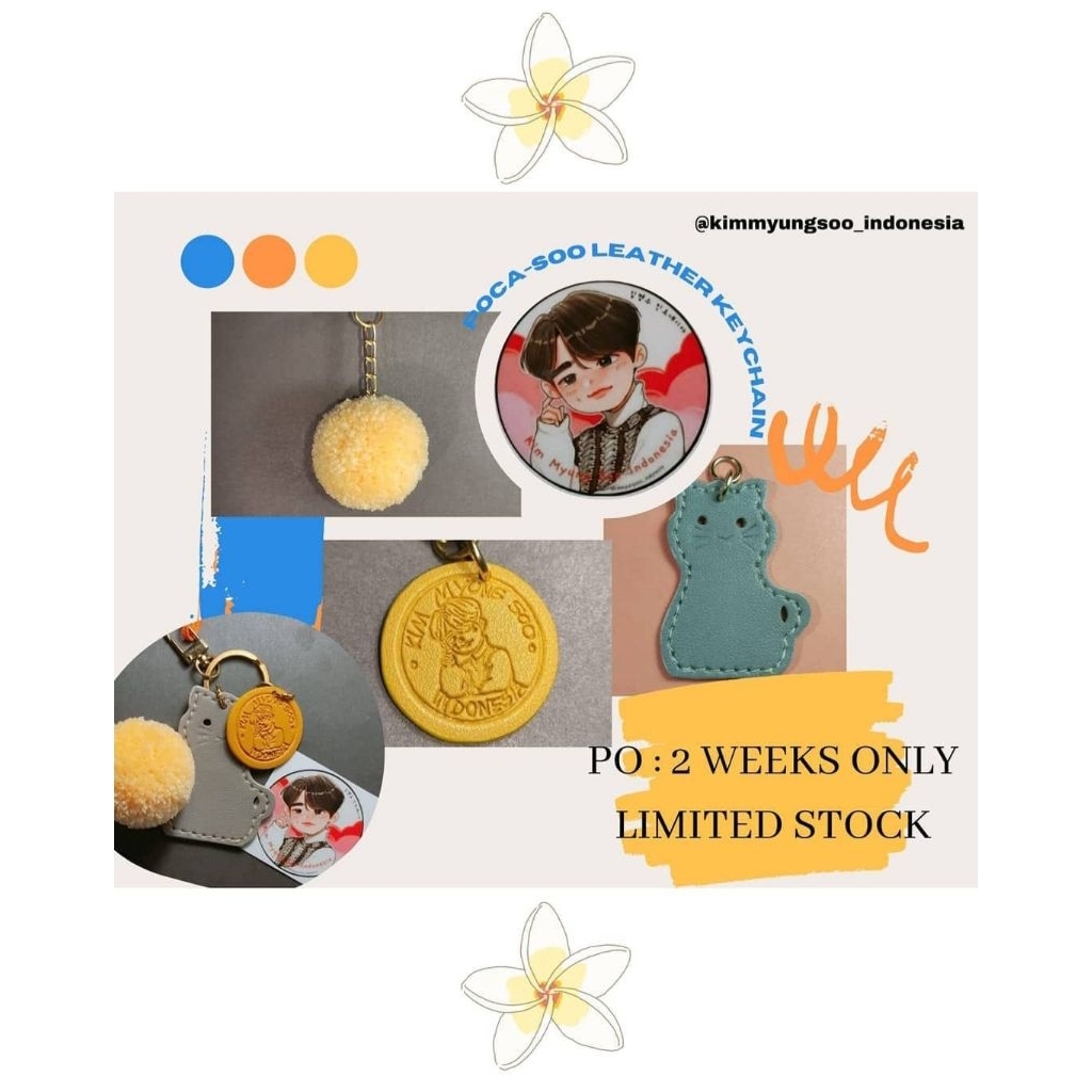 LEATHER KEYCHAIN BYUL KIM MYUNGSOO INFINITE