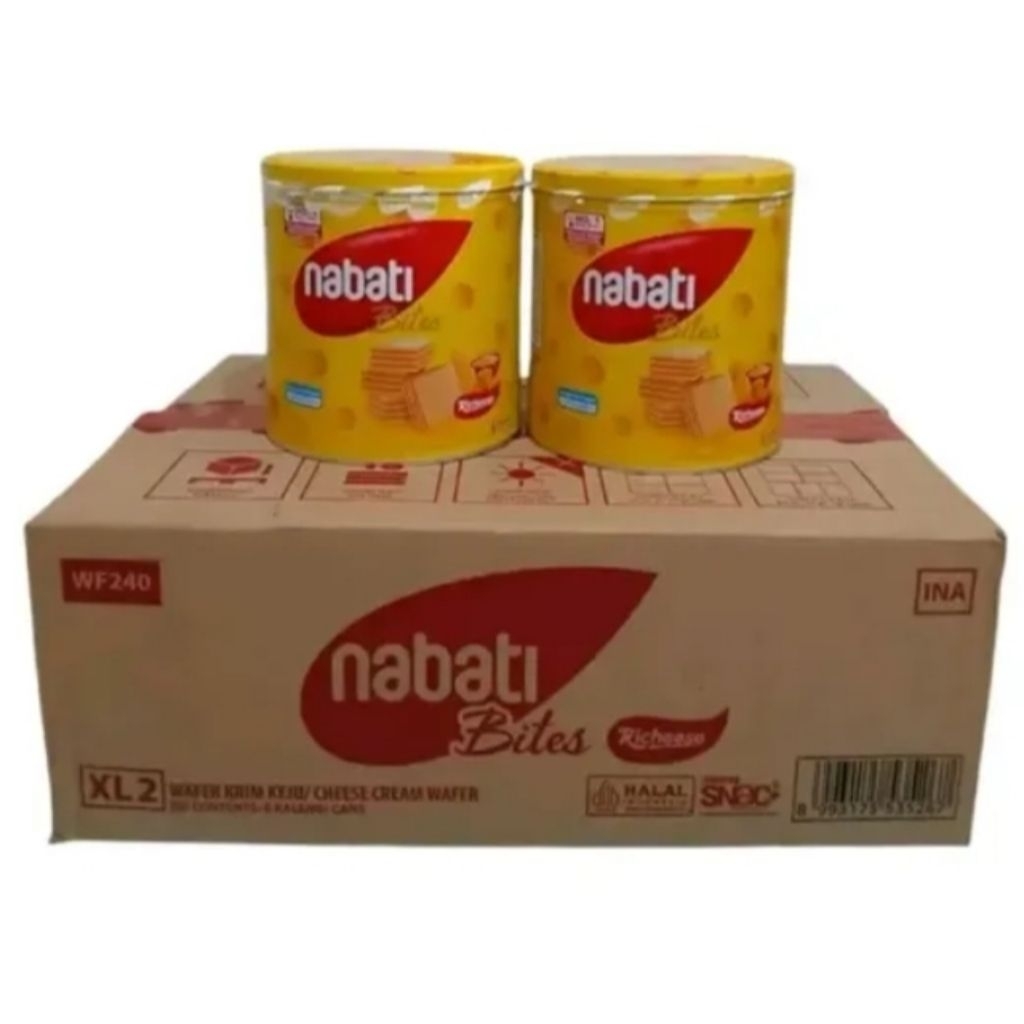 Nabati wafer 1dus isi 6 kaleng