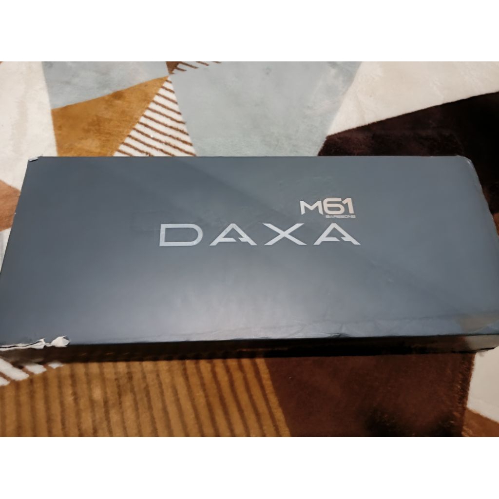 Keyboard Barebone Mechanical Rexus Daxa M61 / M-61 + Free Keycaps and White Switch