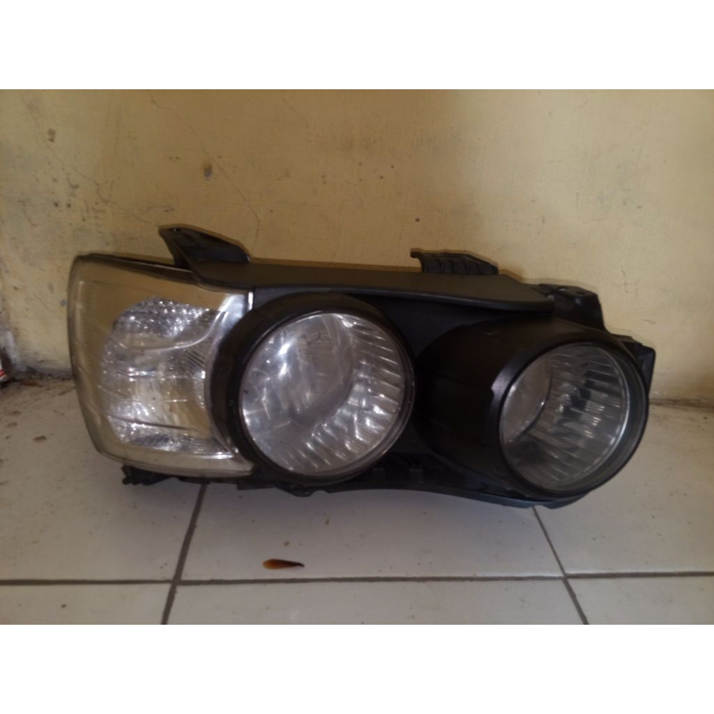 Headlamp Lampu Depan Aveo Sonic Lis Hitam Original