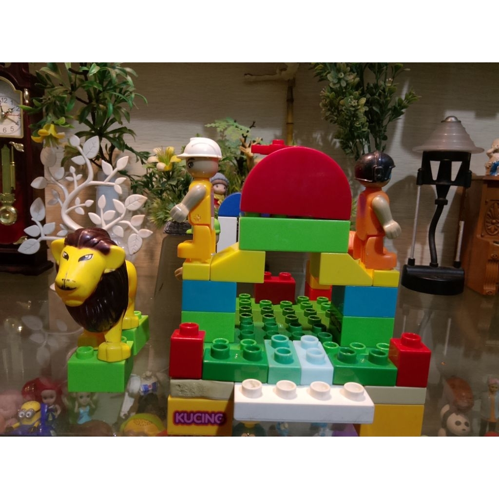 mainan bongkar pasang duplo bekas baik