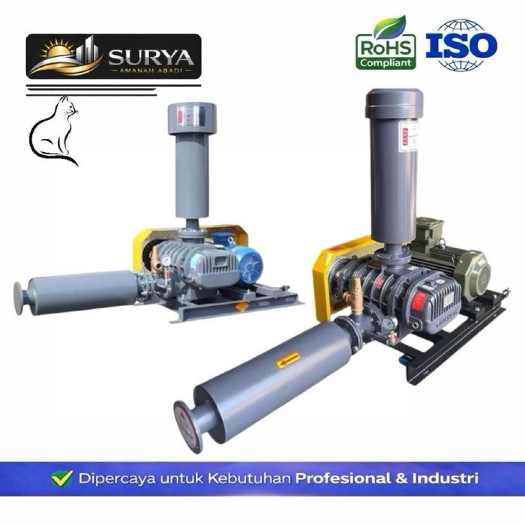 SAA - Root Blower Goldentech GT 100 Blower Aerasi Kolam Nila & IPAL | RoHS Compliant | ISO | Profesi