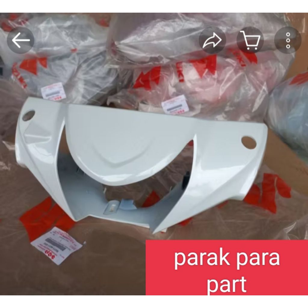 Cover Batok Lampu Depan Warna Putih Suzuki Spin New 125