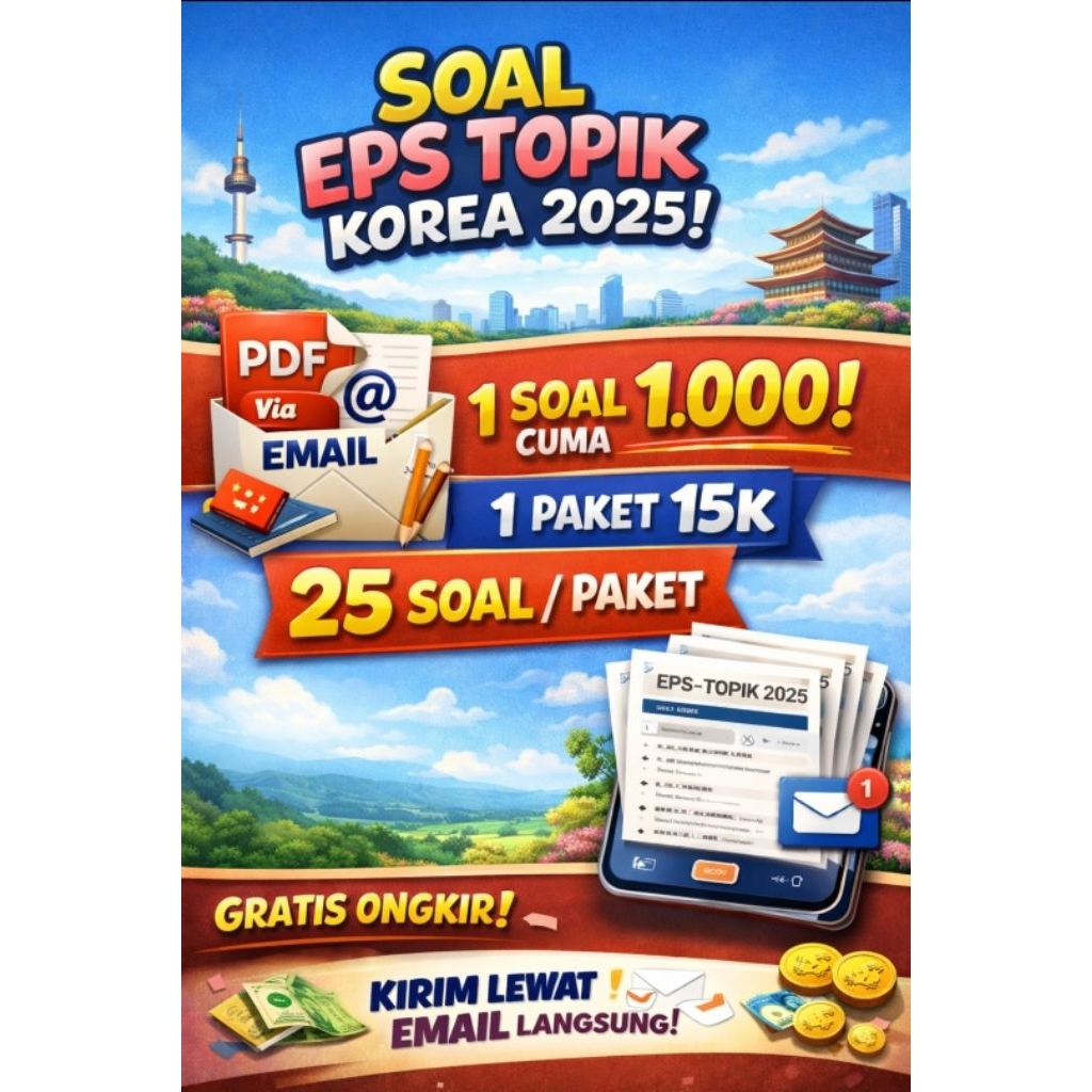 Soal eps topik bahasa korea terbaru 2025/2026