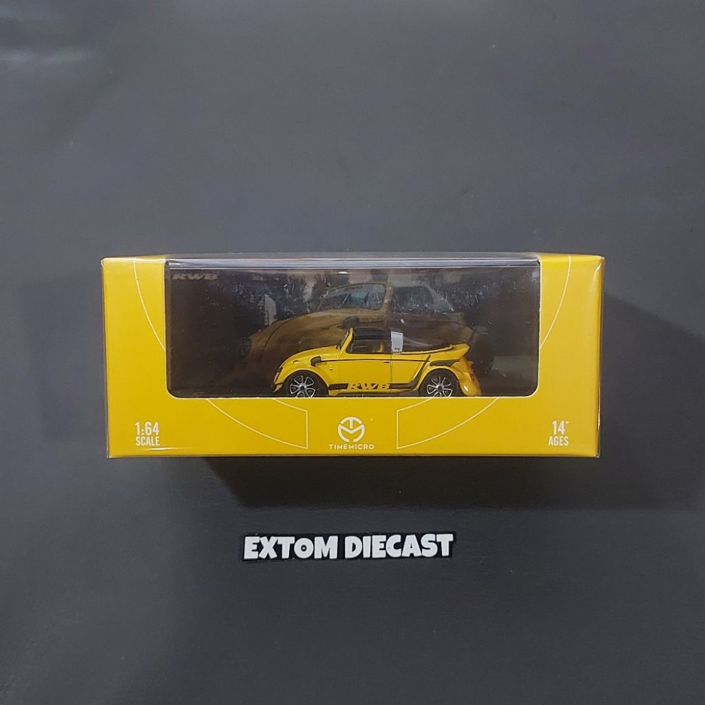 Time Micro VW Beetle RWB Yellow