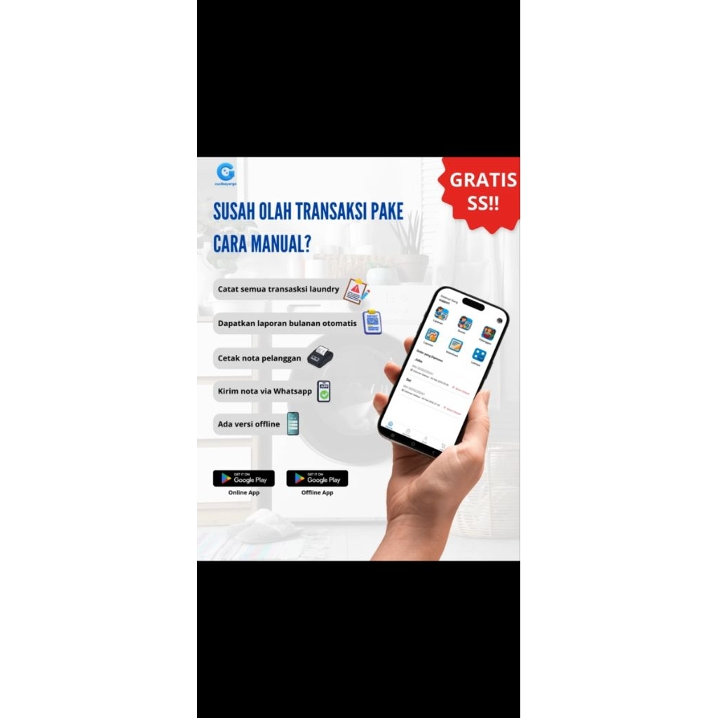 cucibayargo | Aplikasi Kasir Laundry