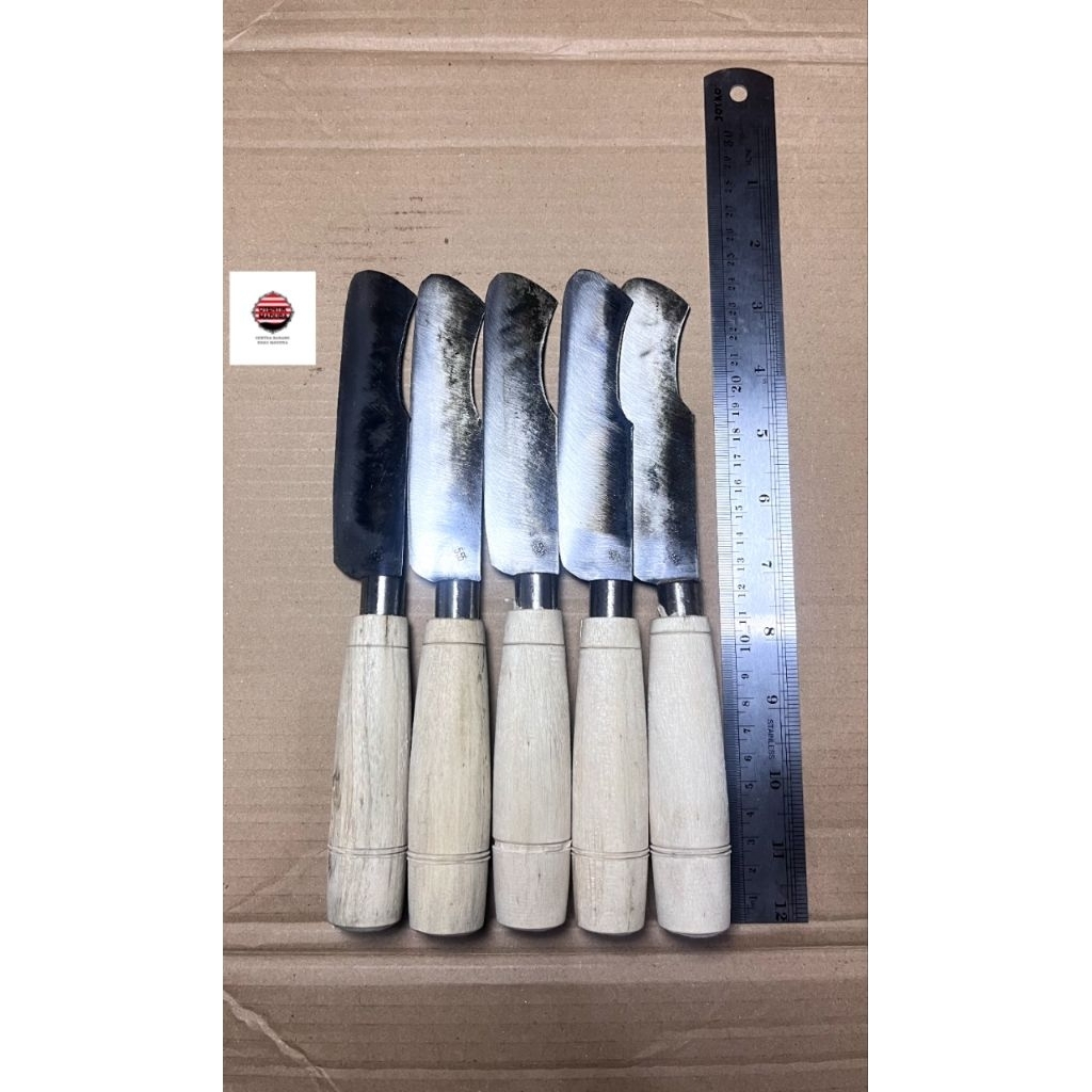 Pisau Dapur Cap 555 Model Sossok Asli Madura 24 Cm Bahan Baja SS Sepuhan Super Tajam Termurah